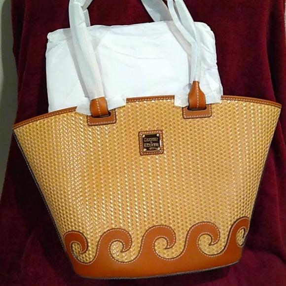 Dooney & Bourke Handbags - Dooney & Bourke Large Atlantic Tote Natural